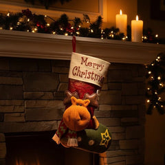 Cowgirl Wear Christmas Stocking Sock Bag