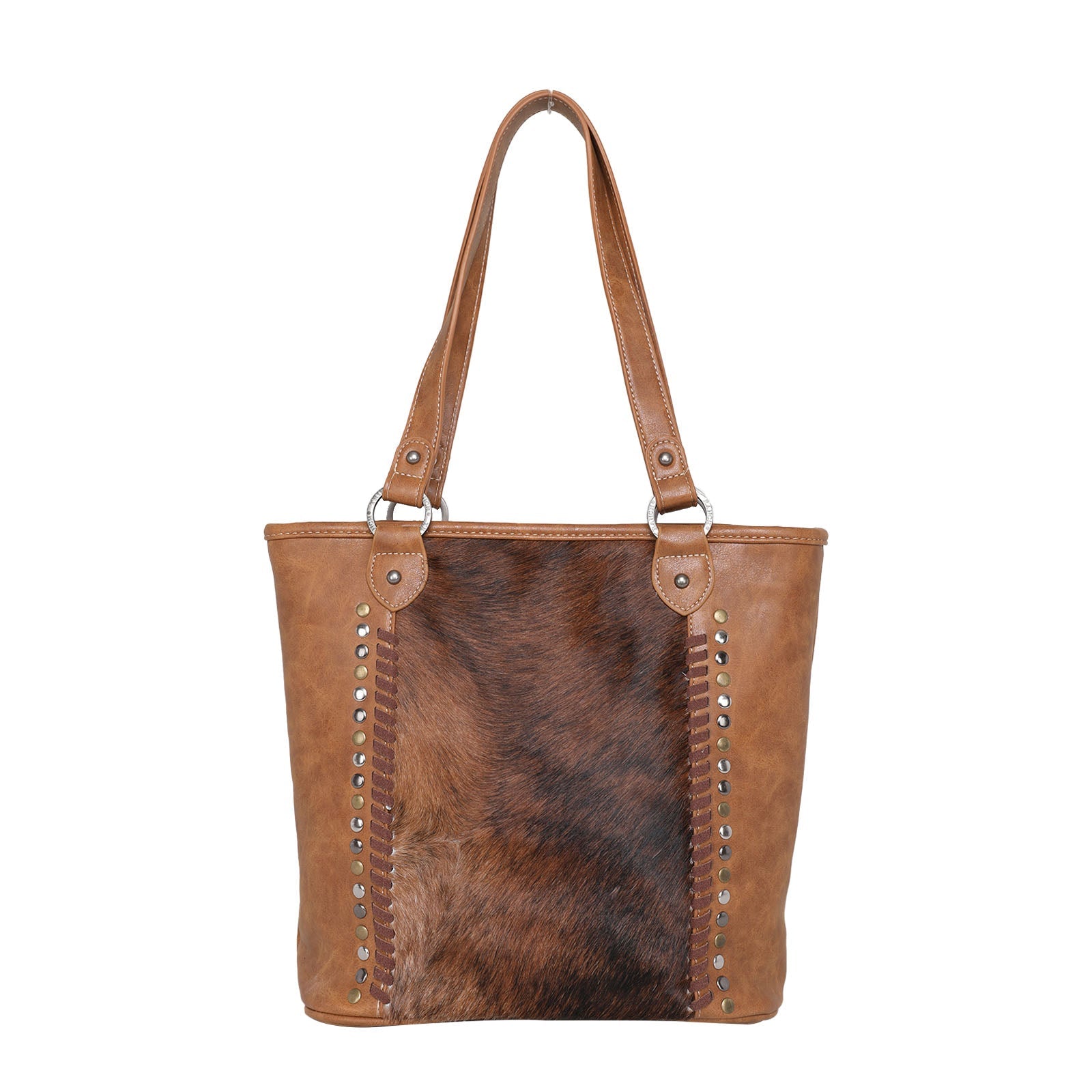 Trinity Ranch Hair-On Leather Collection Concealed Carry Tote - Cowgirl Wear