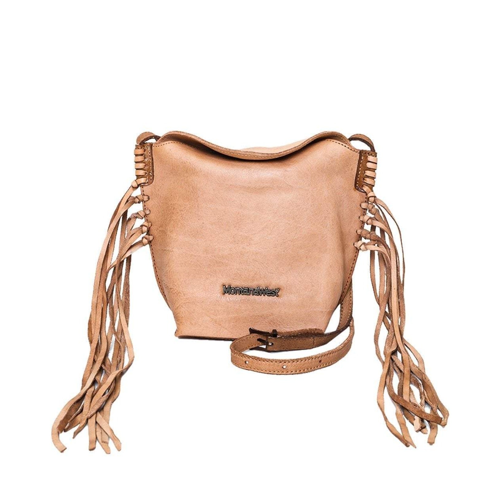 Montana West Genuine Leather Fringe Crossbody Bag - Cowgirl Wear