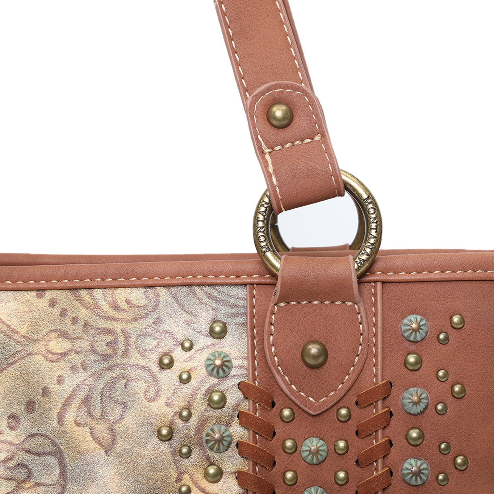 Montana West Embossed Collection Concealed Carry Satchel - Cowgirl Wear