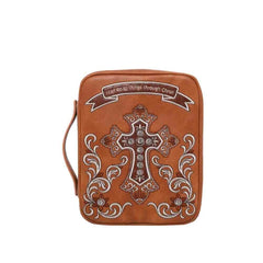 Montana West Spiritual Collection PU Leather Bible Cover - Cowgirl Wear