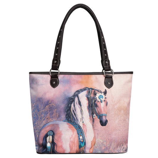 Montana West Horse Canvas Tote Bag - Cowgirl Wear