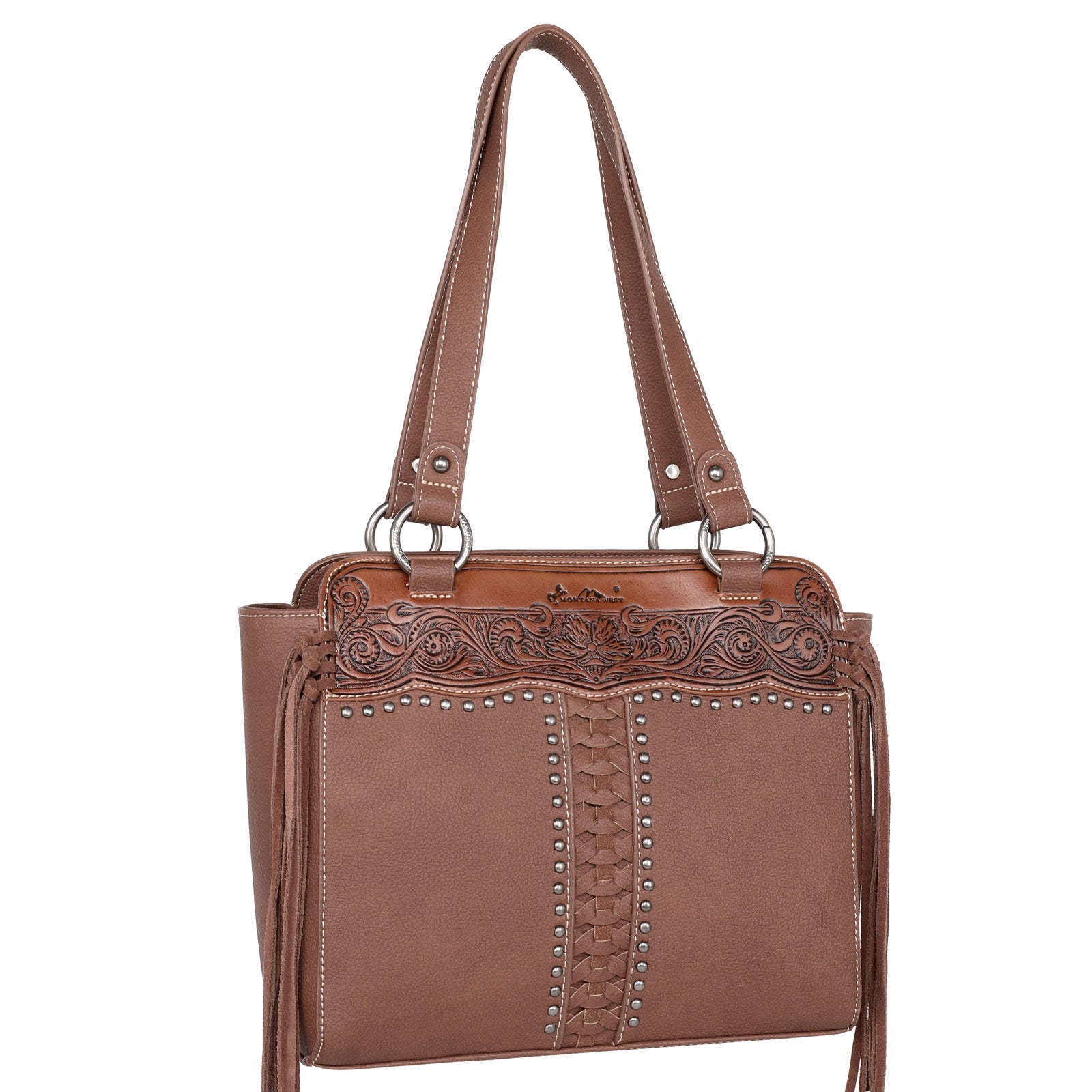Montana West Tooled Collection Concealed Carry Tote - Cowgirl Wear