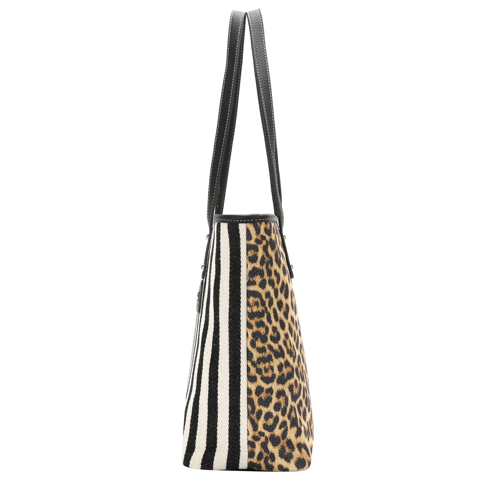 Montana West Leopard Print Canvas Tote Bag - Cowgirl Wear