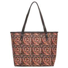 Montana West Vintage Floral Print Canvas Tote Bag - Cowgirl Wear