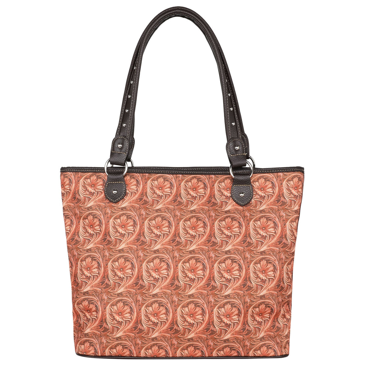 Montana West Floral Print Canvas Tote Bag - Cowgirl Wear