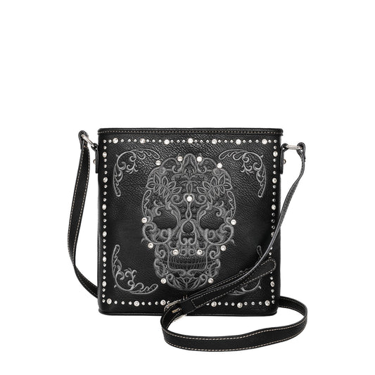 Montana West Sugar Skull Collection Concealed Handgun Crossbody - Cowgirl Wear