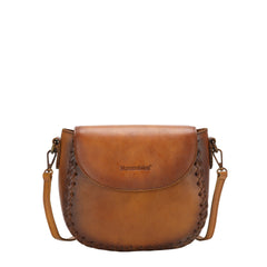 Montana West Hand Paint Genuine Leather Collection Crossbody - Cowgirl Wear