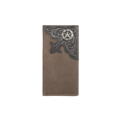 Montana West Genuine Tooled Leather Men's Wallet Assortment Color - Cowgirl Wear