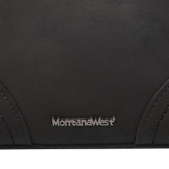 Montana West Genuine Leather Buckle Mini Tote/Crossbody - Cowgirl Wear