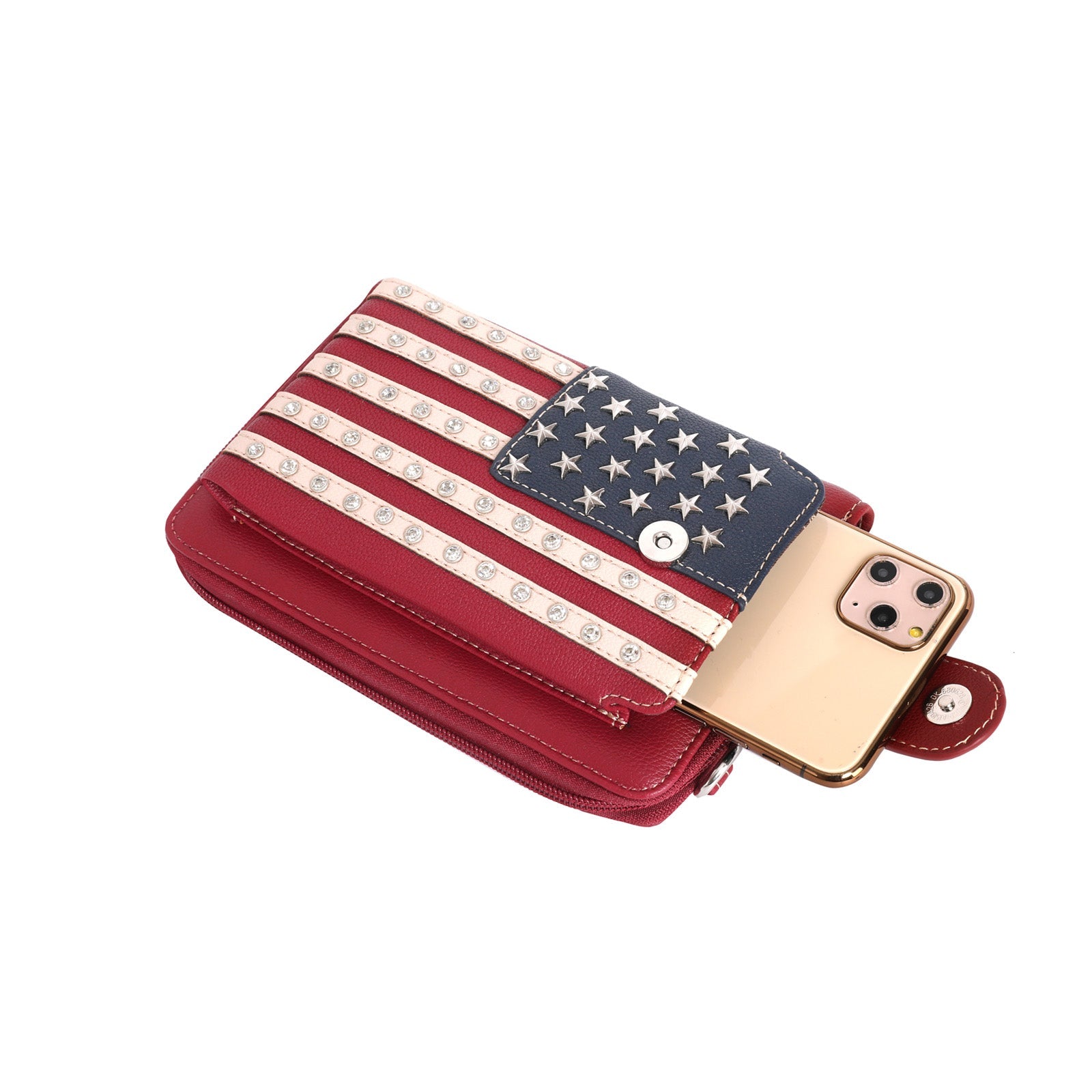 Montana West Western American Pride Phone Case Crossbody Wallet - Cowgirl Wear