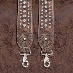 Montana West Western Bling Bling Guitar Style Crossbody Strap - Cowgirl Wear
