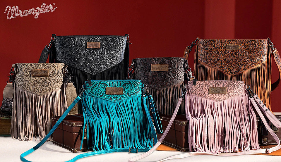 Native American Western Crossbody Handbag Suede Leather Bag Purse Fringe  Beaded | eBay