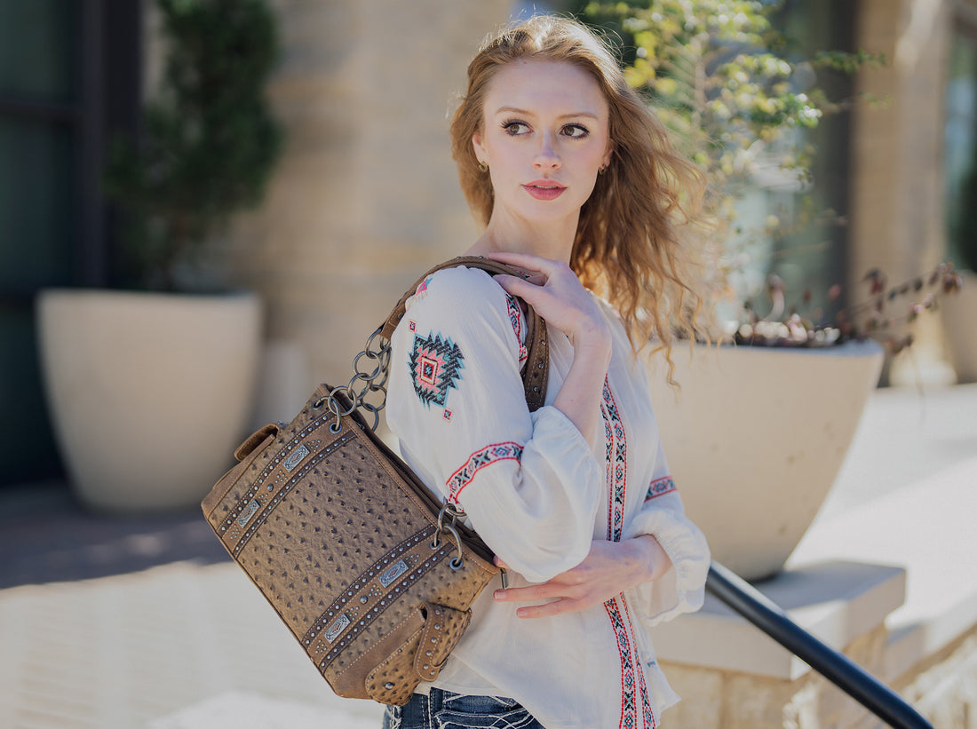 Women's Satchel Bag丨Leather Satchel Purse - Cowgirl Wear