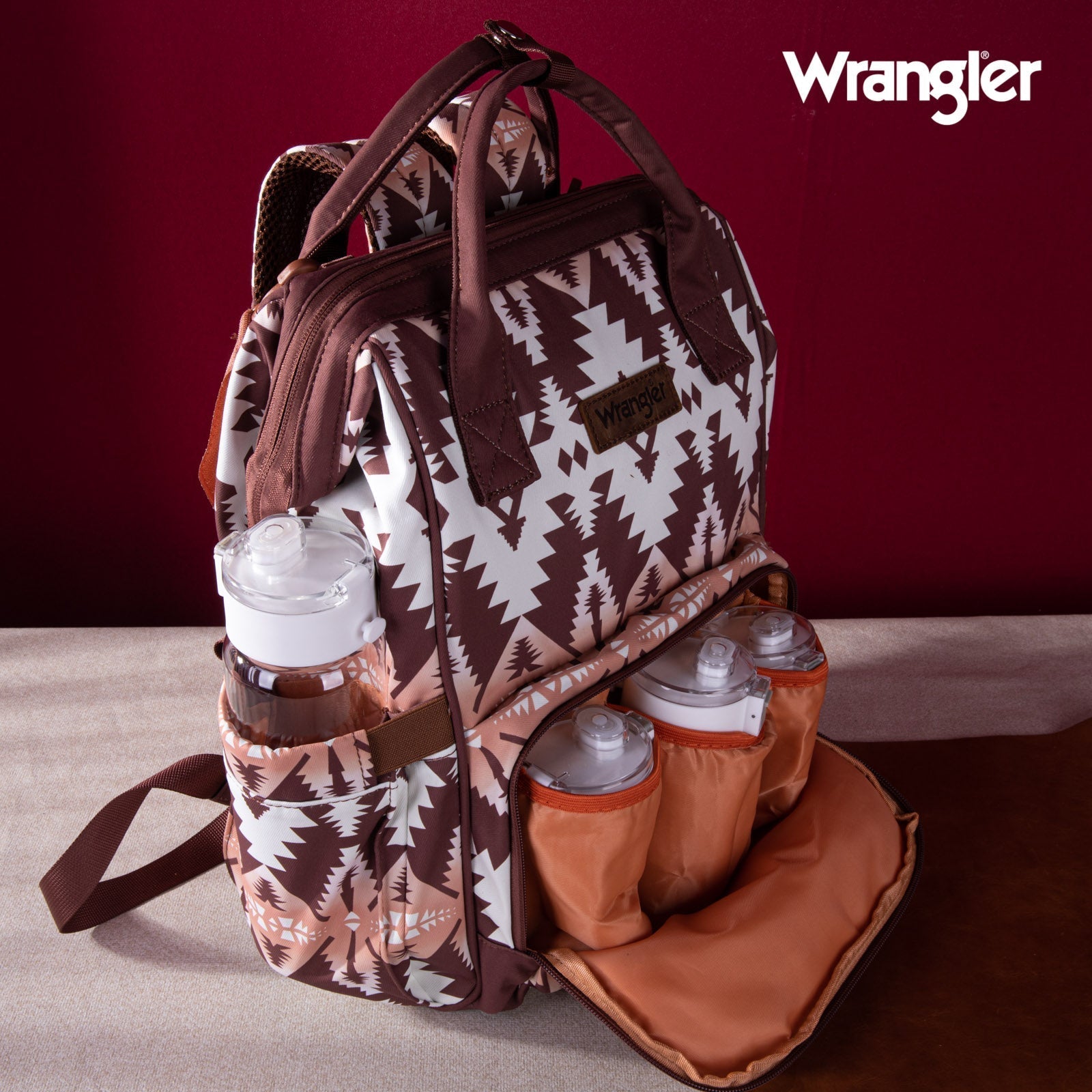 Wrangler Allover Aztec Dual Sided Backpack - Montana West World