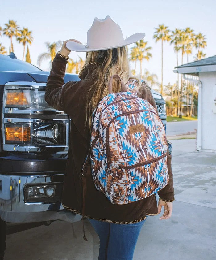 Wrangler Aztec Printed Backpack