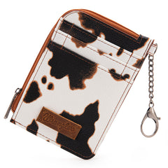 Wrangler Cow Print Card Holder