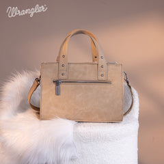 Wrangler Faux Shearling Tote Bag