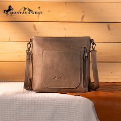 Montana West Tooled Collection Concealed Carry Crossbody