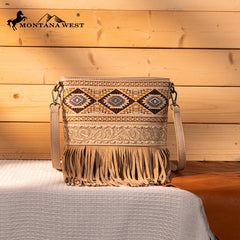 Montana West Tooled Collection Concealed Carry Crossbody