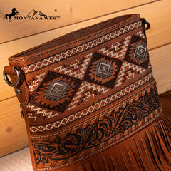 Montana West Tooled Collection Concealed Carry Crossbody