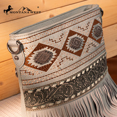 Montana West Tooled Collection Concealed Carry Crossbody