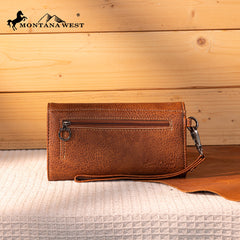 Montana West Tooled Embroidered Collection Wallet