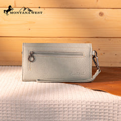 Montana West Tooled Embroidered Collection Wallet