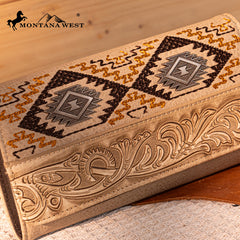 Montana West Tooled Embroidered Collection Wallet