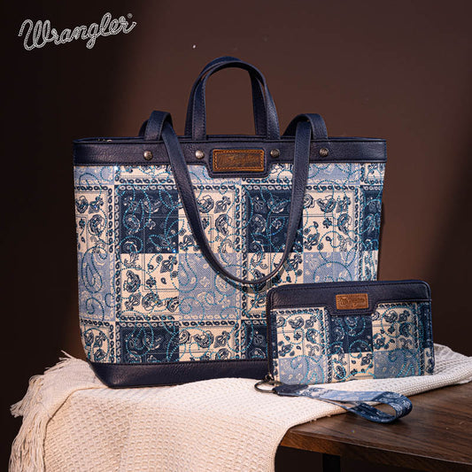 Wrangler Pailsey Carry Tote Bag Set