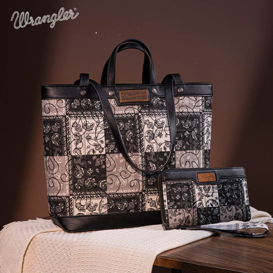 Wrangler Pailsey Carry Tote Bag Set