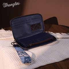 Wrangler Pailsey Printed Wristlet Wallet