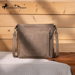 Montana West Tooled Collection Concealed Carry Crossbody