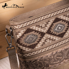 Montana West Tooled Collection Concealed Carry Crossbody