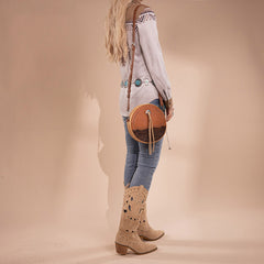 Montana West Tooled Collection Circle Bag/Crossbody