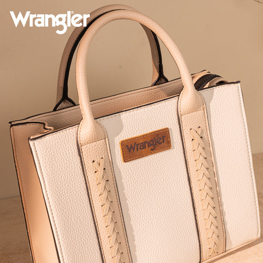 Wrangler Whipstitch Crossbody Tote Bag