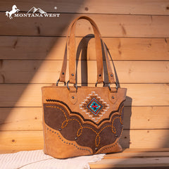 Montana West Aztec Concealed Carry Tote Set