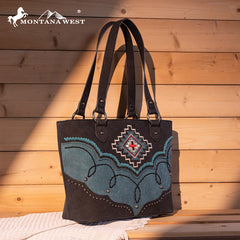 Montana West Aztec Concealed Carry Tote Set