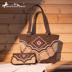 Montana West Aztec Concealed Carry Tote Set