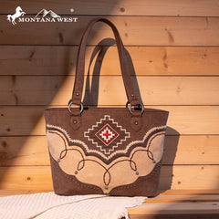 Montana West Aztec Concealed Carry Tote Set