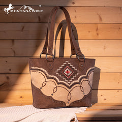 Montana West Aztec Concealed Carry Tote Set