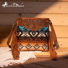 Montana West Tooled Western Crossbody Purse