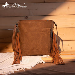 Montana West Tooled Western Crossbody Purse