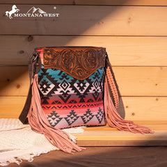 Montana West Tooled Western Crossbody Purse