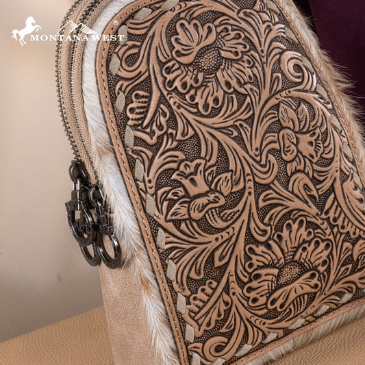 Montana West Tooled Concealed Carry Sling Bag