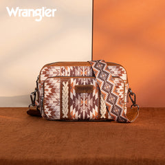 Wrangler Aztec Printed Crossbody Purse