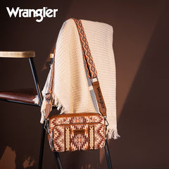 Wrangler Aztec Printed Crossbody Purse