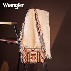 Wrangler Aztec Printed Crossbody Purse