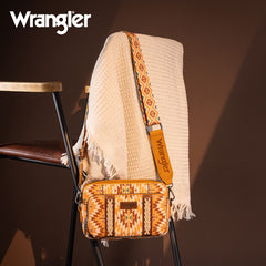 Wrangler Aztec Printed Crossbody Purse