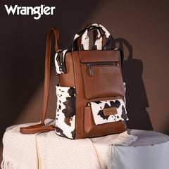 Wrangler Multi-function Leather Backpack